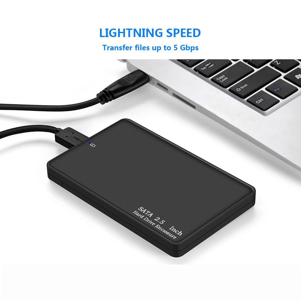 2.5-inch SATA SSD / HDD USB 3.0 External Interface USB 3.0