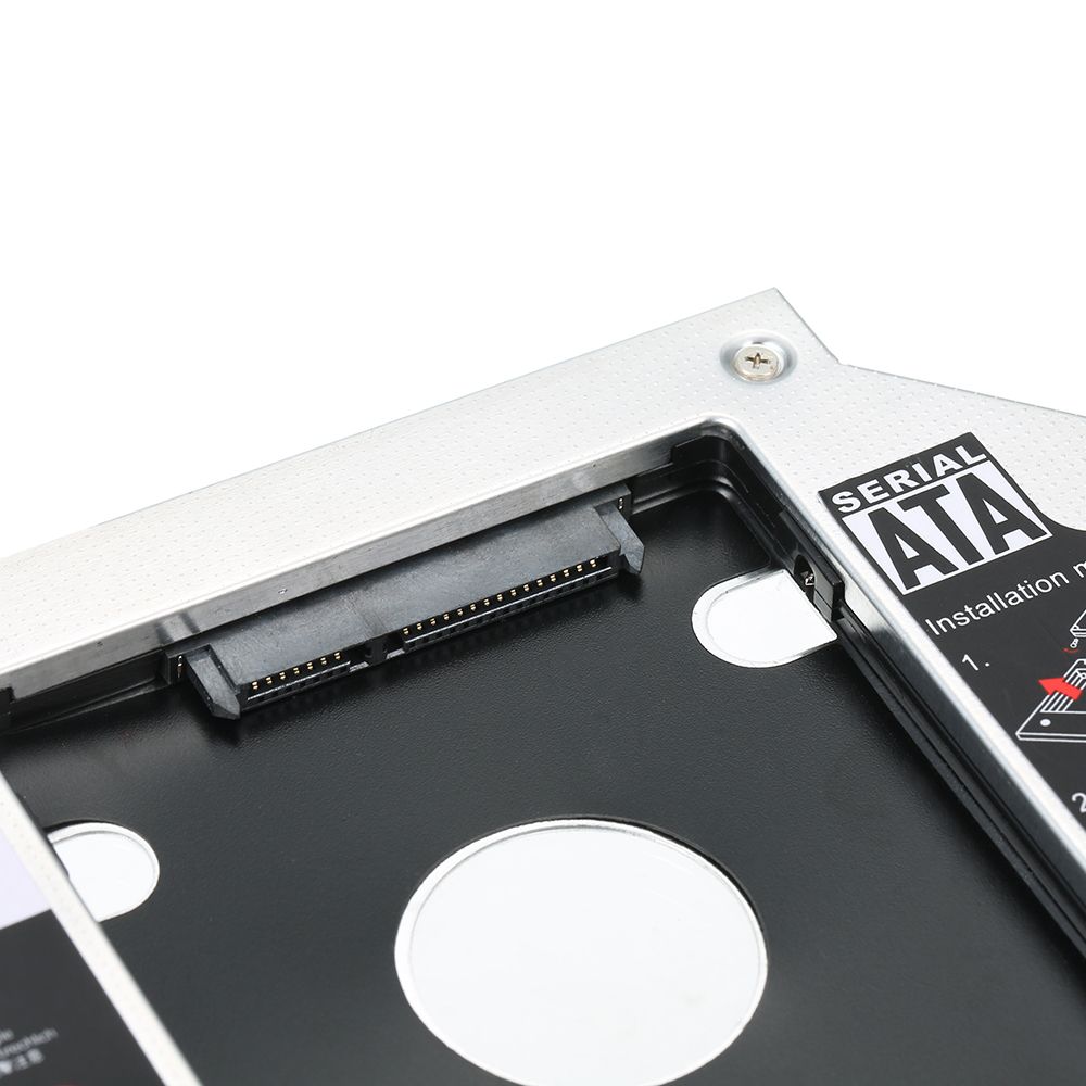 Hard Drive Caddy Tray SATA 2nd HDD SSD Caddy Case for 9.5mm
