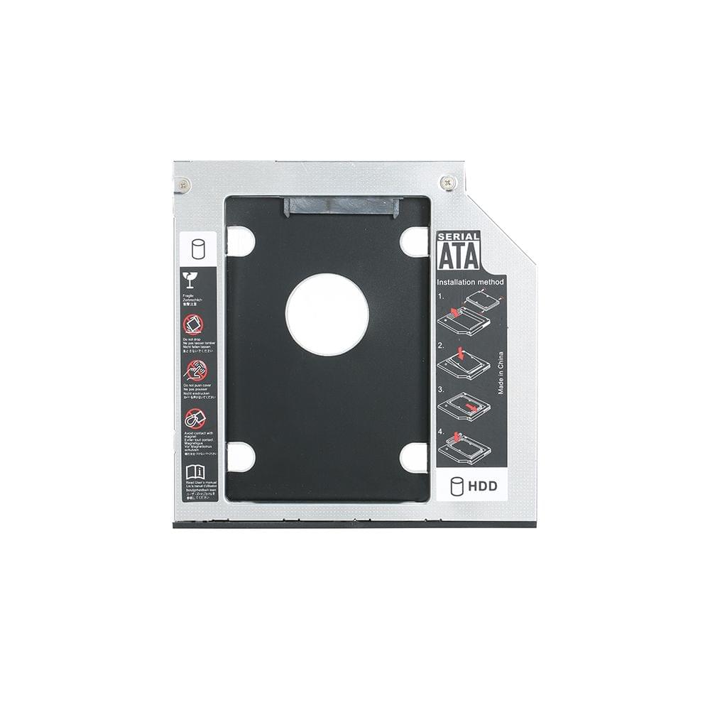 Hard Drive Caddy Tray SATA 2nd HDD SSD Caddy Case for 9.5mm
