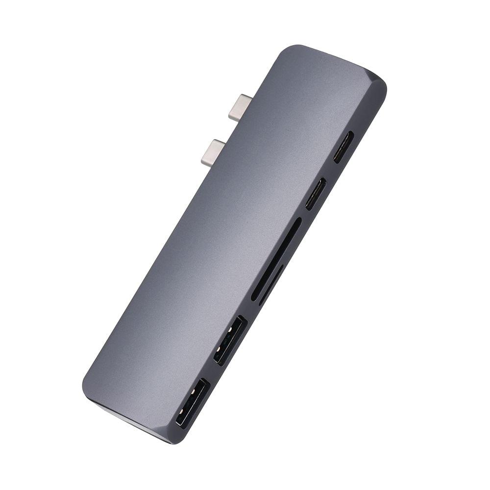 Dual TYPE-C Hub to Dual USB 3.0 Dual Type-C 4K HDMI Charging