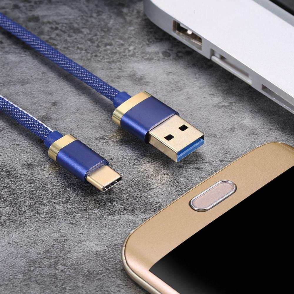 USB Type-C Demin Braided Cable Charger Cable Data