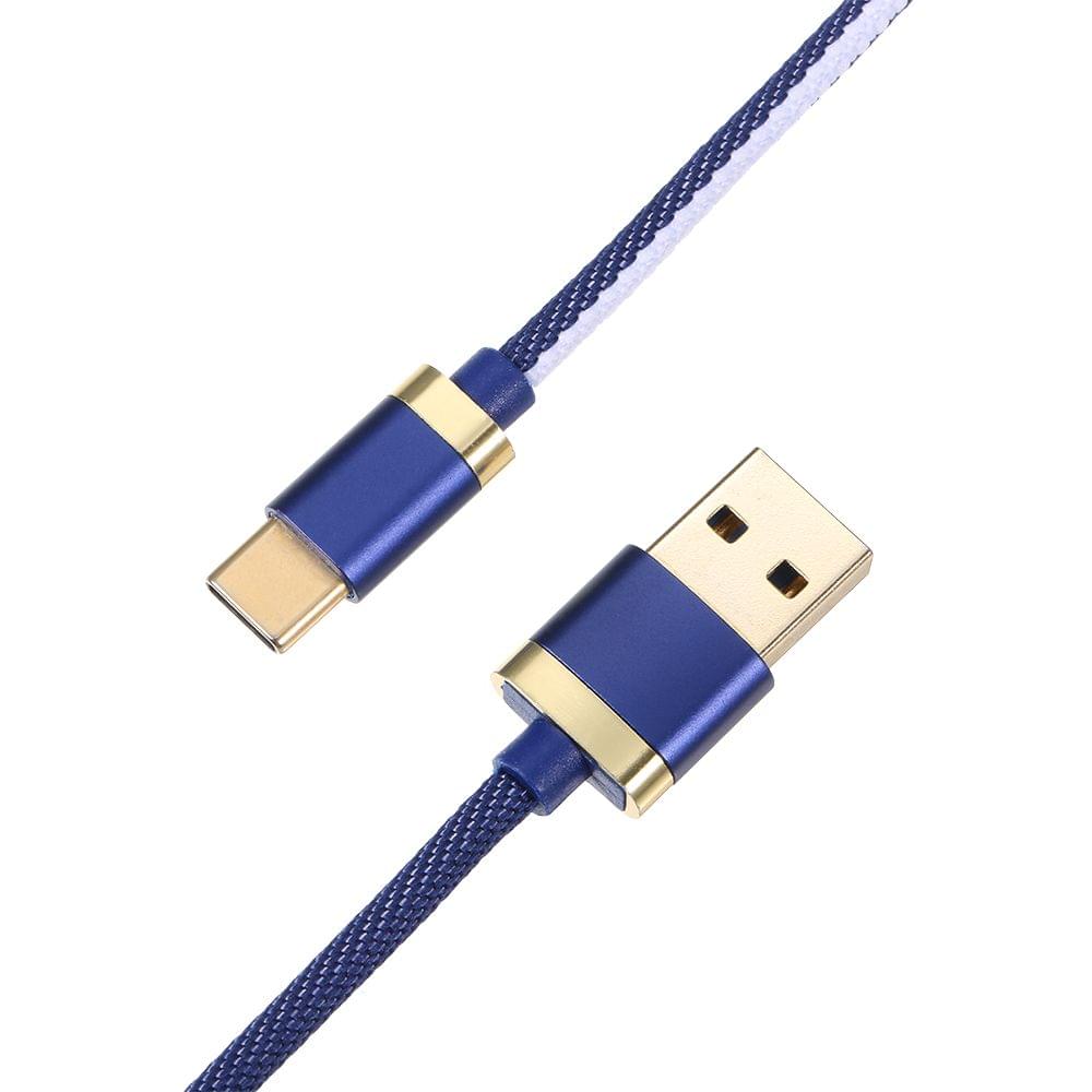 USB Type-C Demin Braided Cable Charger Cable Data
