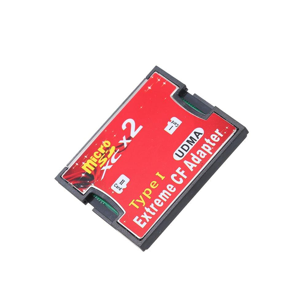 Dual TF to CF Adapter Card Dual Micro SD to CF Converter