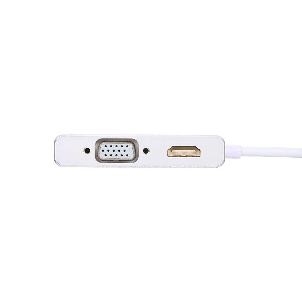 USB C Type C to HD VGA USB Adapter 5 in 1 Converter for