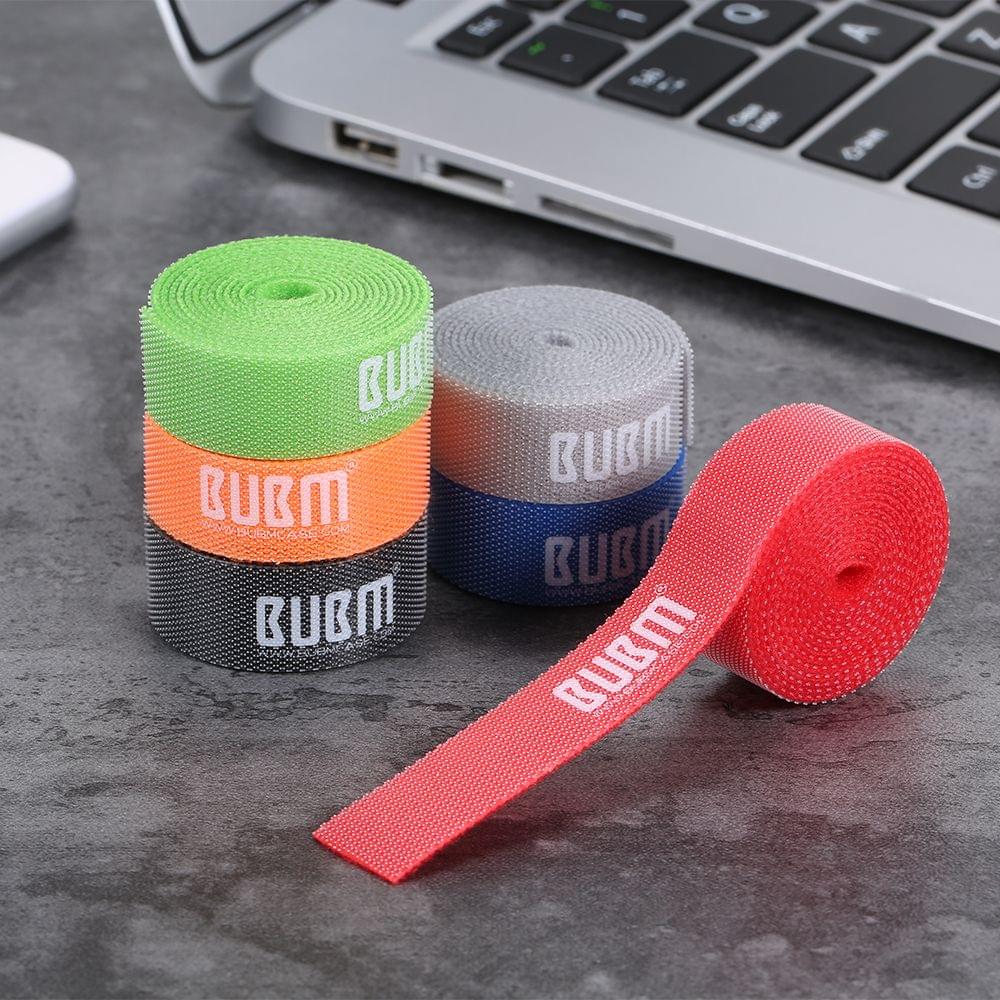 BUBM Rainbow Wire Tie Colorful Computer Cables with