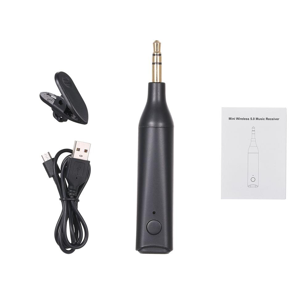 BT Receiver Mini Wireless 5.0 Music Receiver 3.5mm AUX Audio