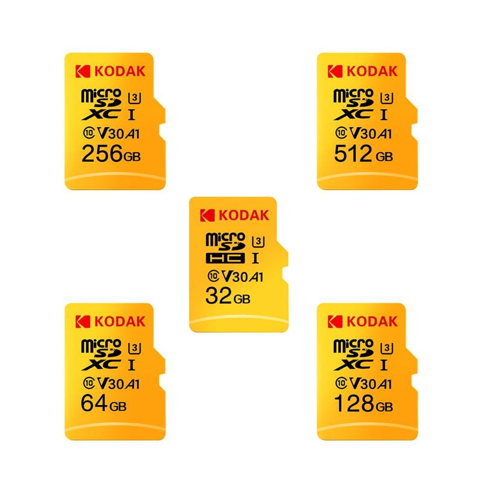 Kodak Micro SD Card 128GB TF Card U3 A1 V30 Memory Card