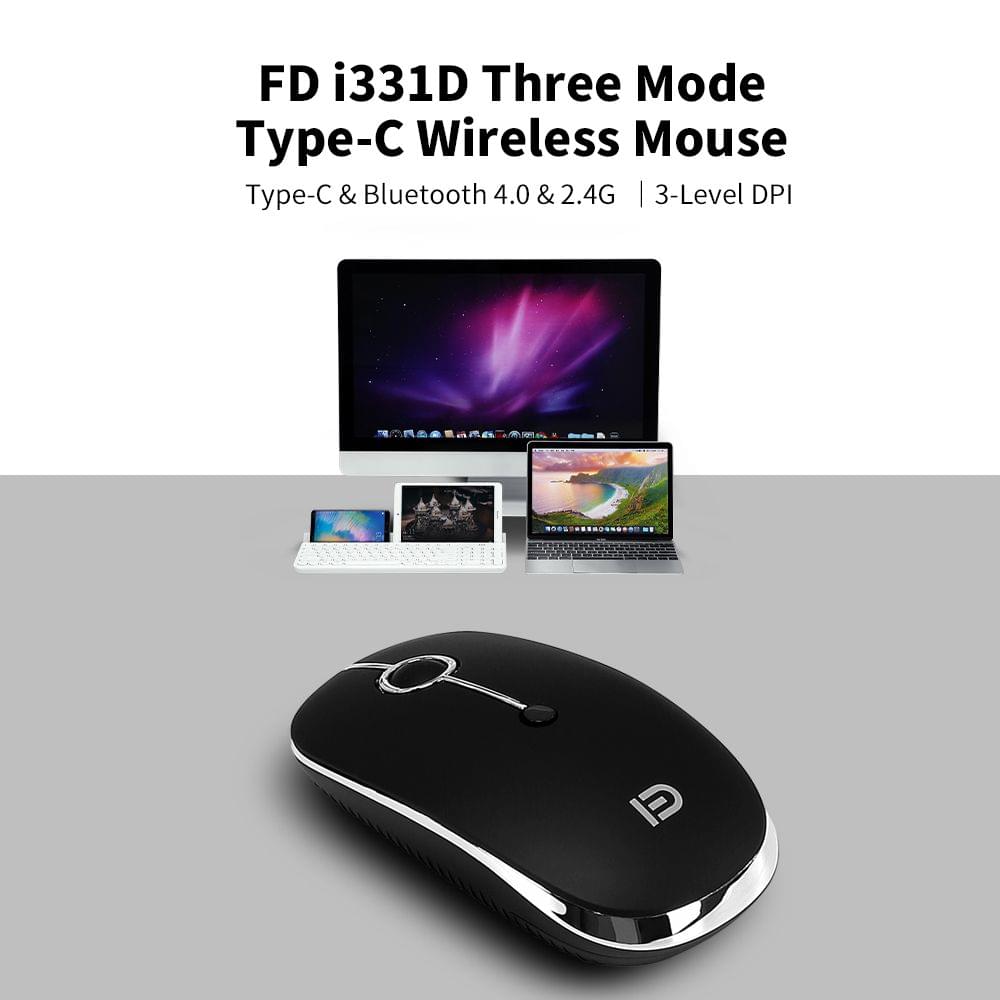 FD i331D 3 Mode 2000DPI Rechargeable Adjustable Mouse