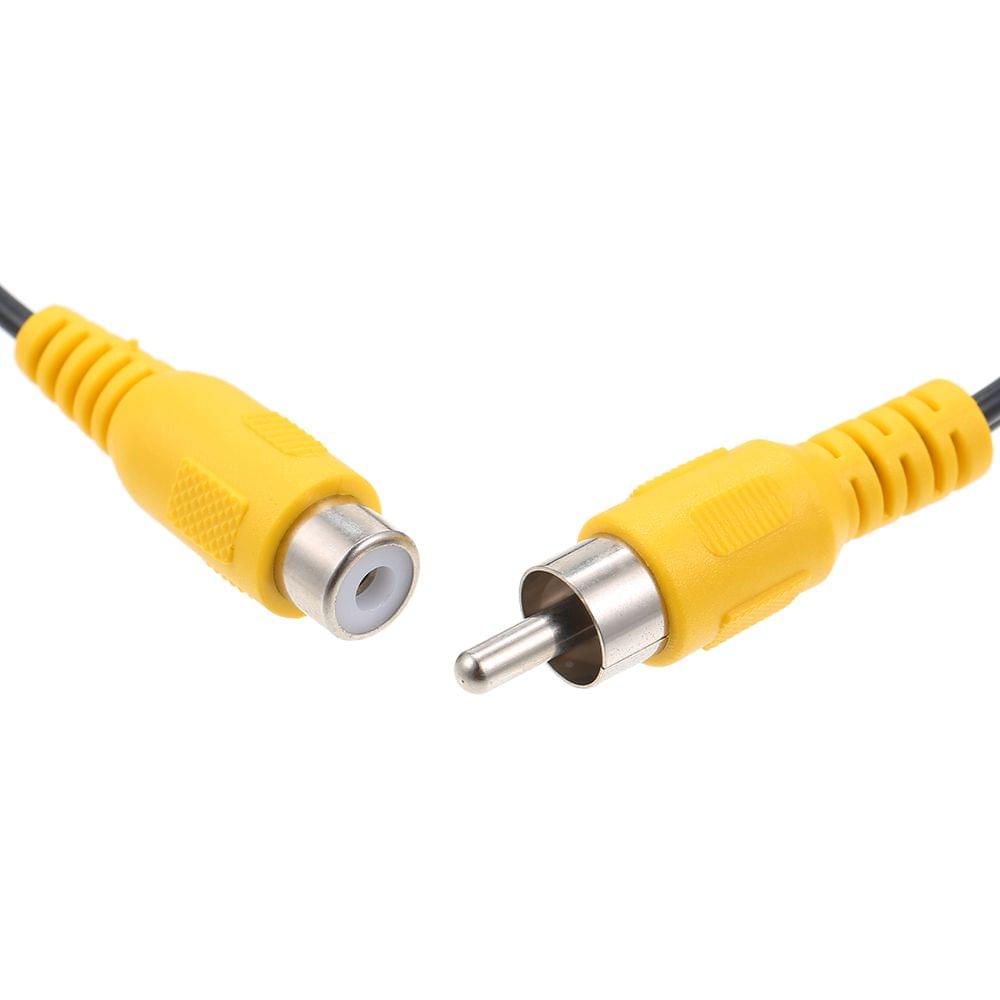 Audio/Video Cable 3 Male to 6 Female for DVD/TV/STB Gold