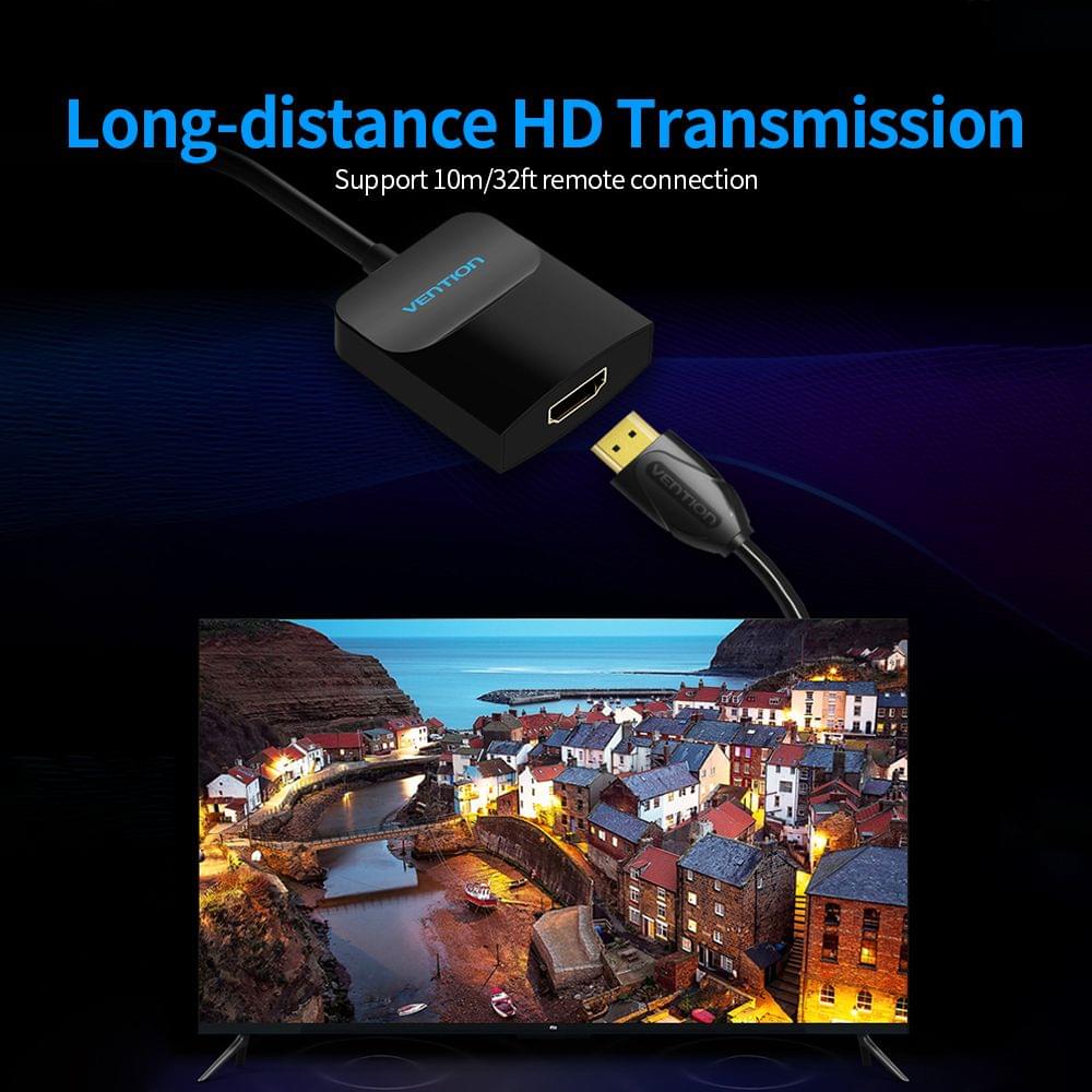 VENTION DP to HD Adapter 1080P DisplayPort to HD Converter - 15cm