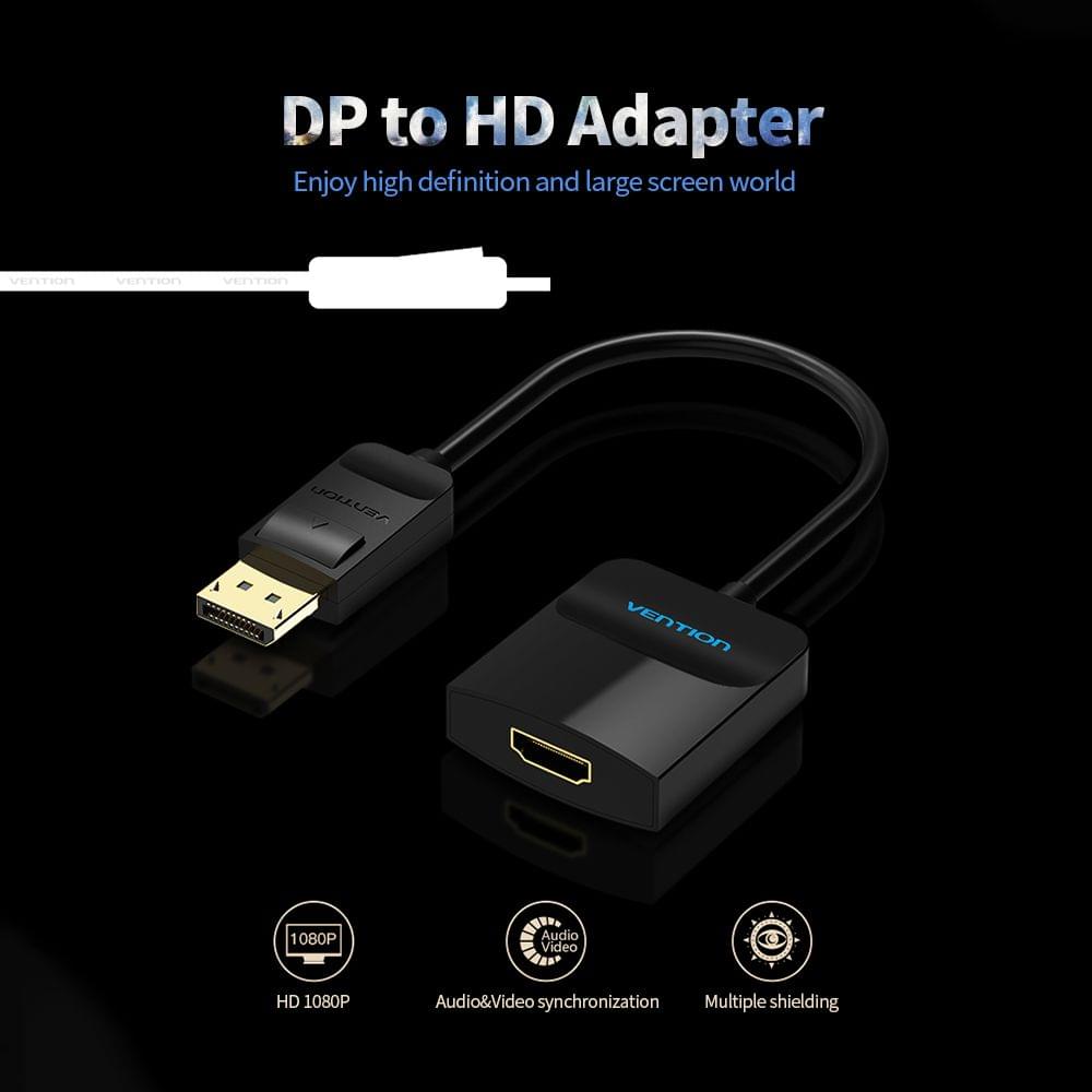 VENTION DP to HD Adapter 1080P DisplayPort to HD Converter - 15cm