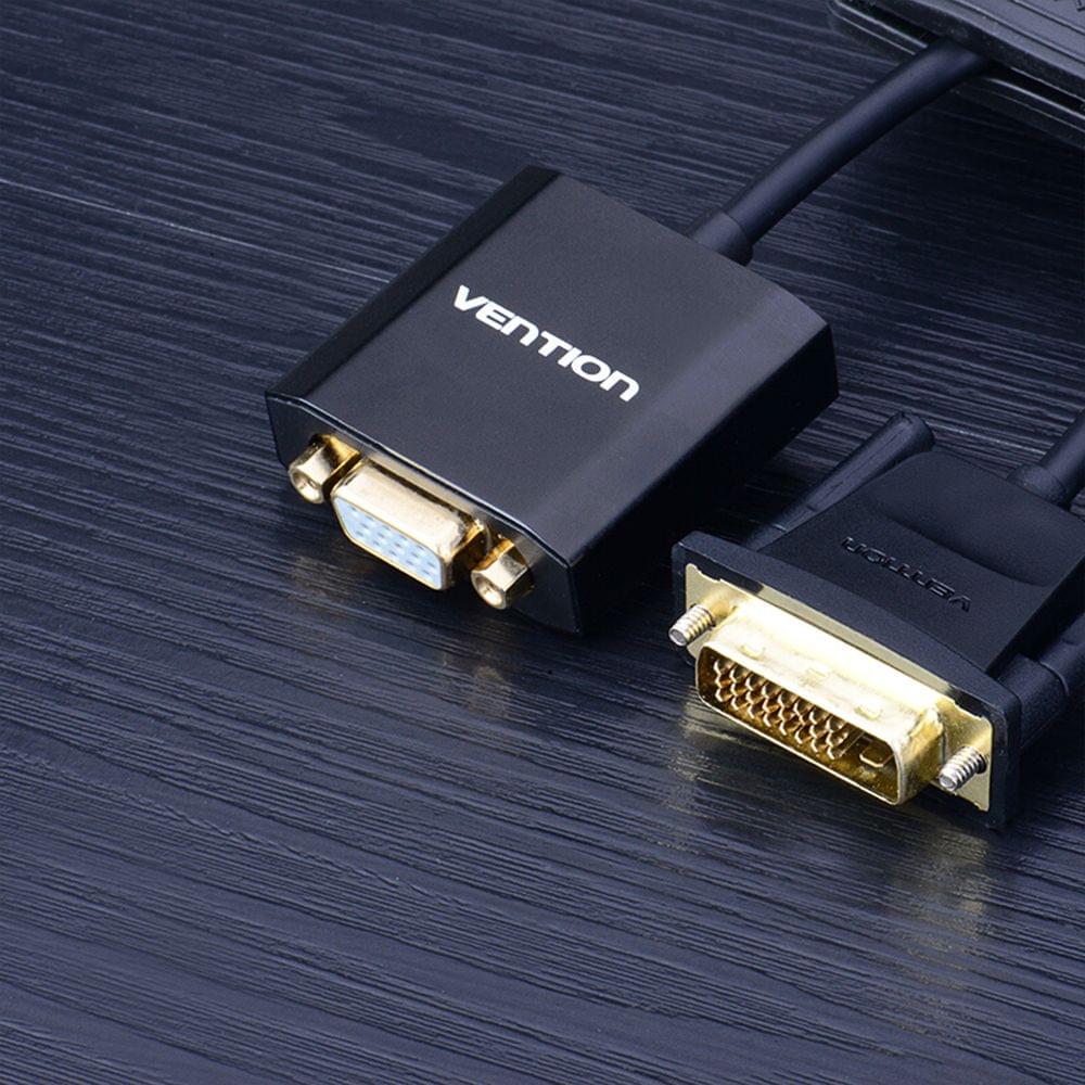 Vention DVI to VGA Adapter DVI-D/DVI24+1 to VGA Converter - 1.5m