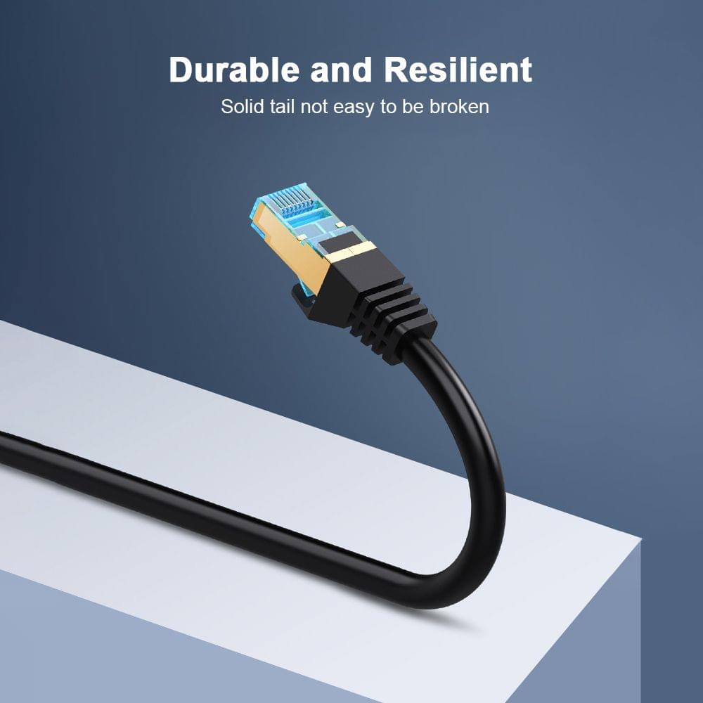 VENTION Cat 7 Ethernet Cable Gigabit Fast Speed Flat Network - 1.5m