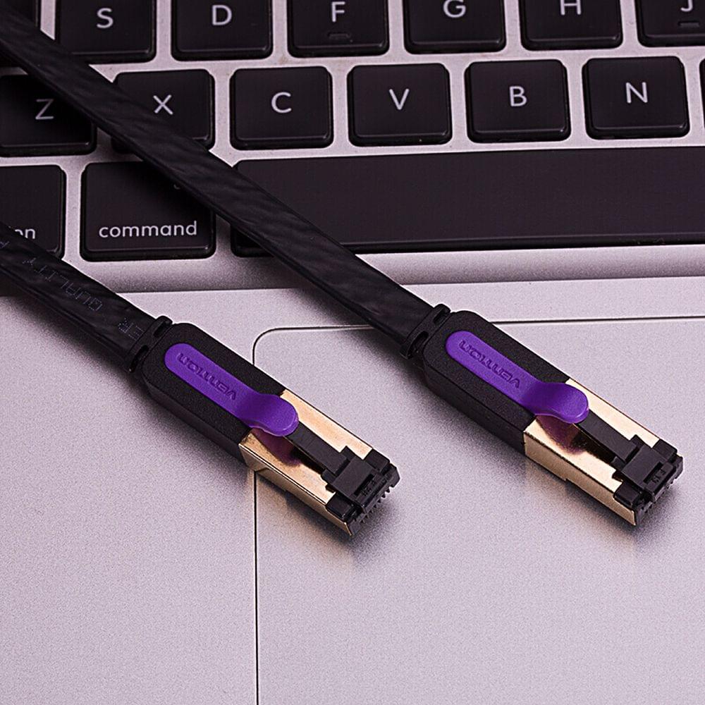 VENTION Cat 7 Ethernet Cable 10 Gigabit Fast Speed Flat - 1m