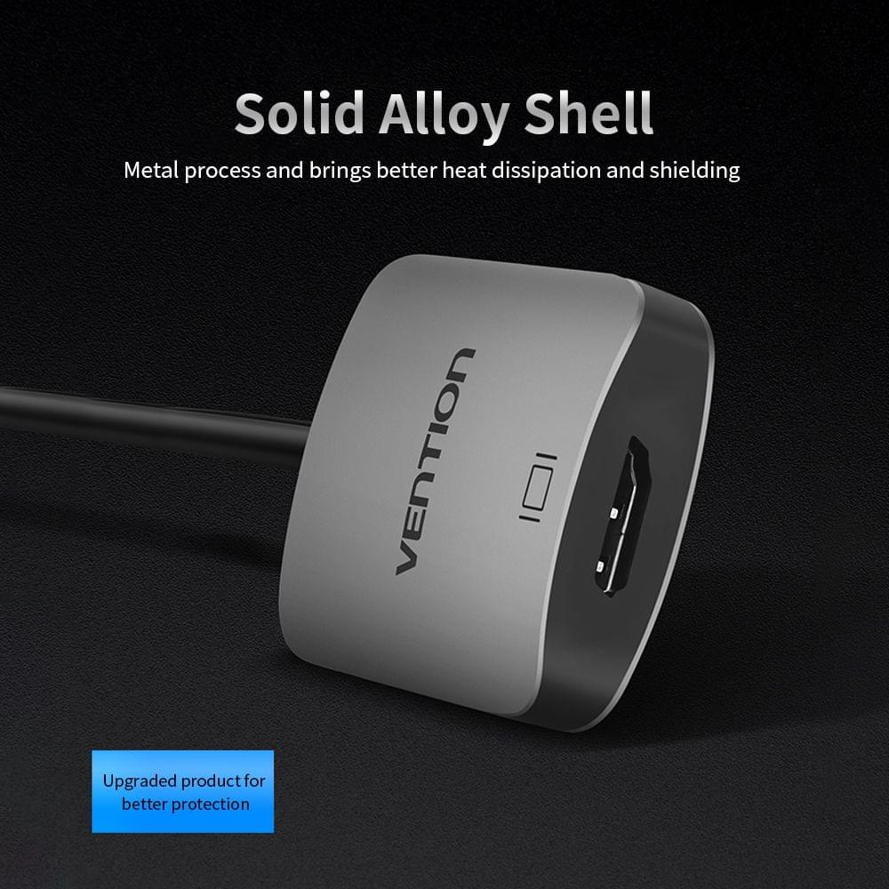 VENTION Type-C to HD Adapter USB-C Converter 4K 3D Metal