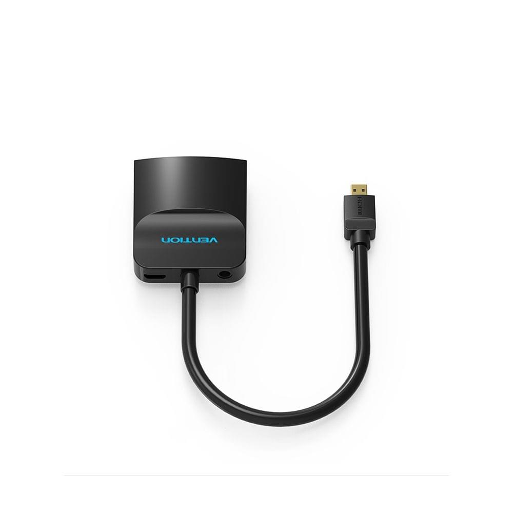 VENTION Micro HDMI to VGA Video Converter Adapter with 3.5mm