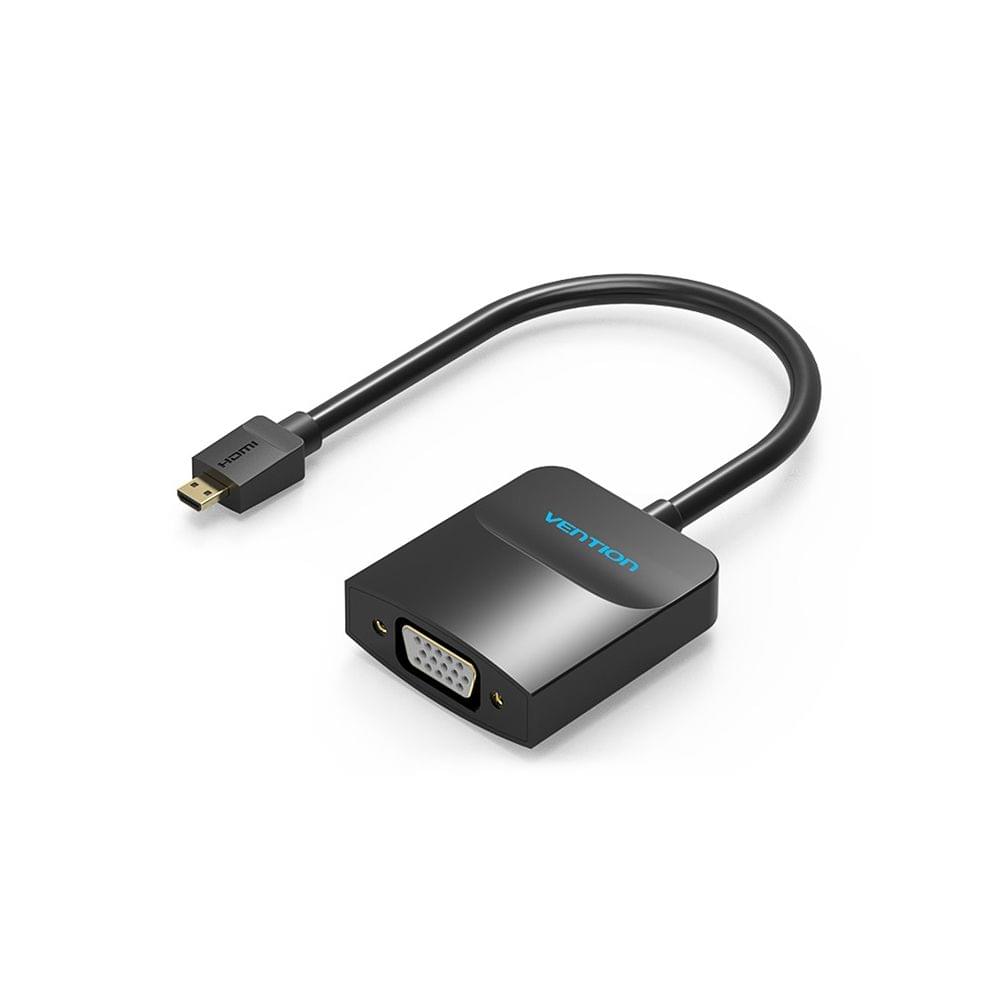 VENTION Micro HDMI to VGA Video Converter Adapter with 3.5mm