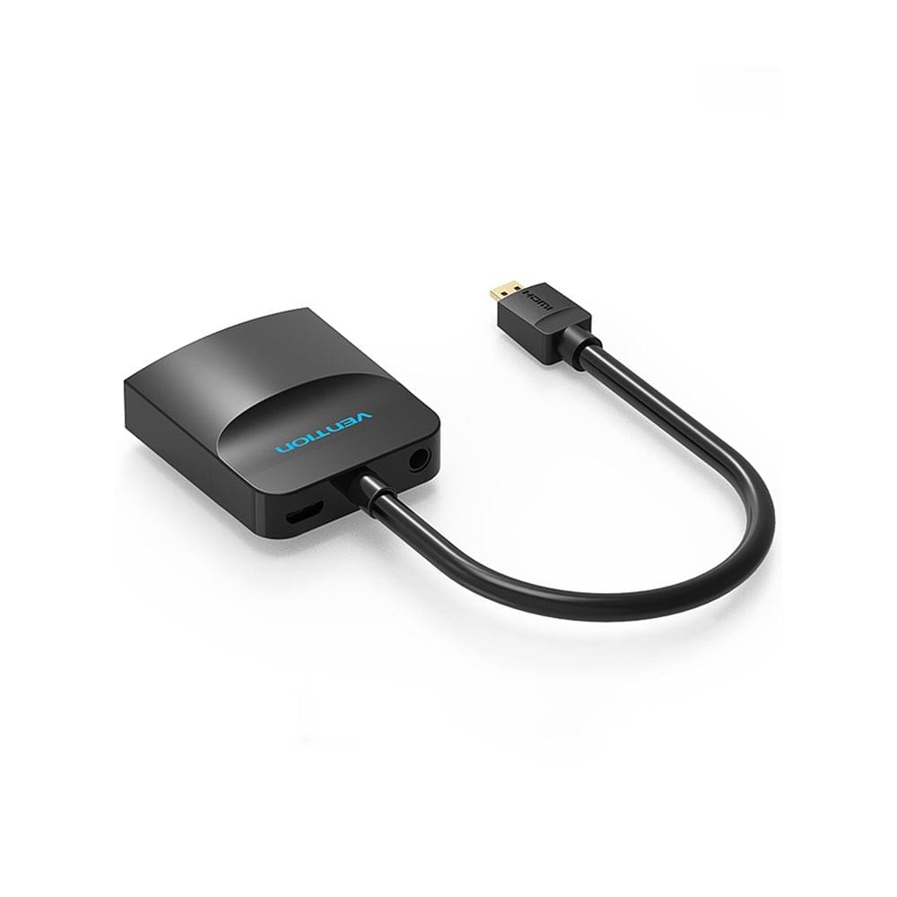 VENTION Micro HDMI to VGA Video Converter Adapter with 3.5mm
