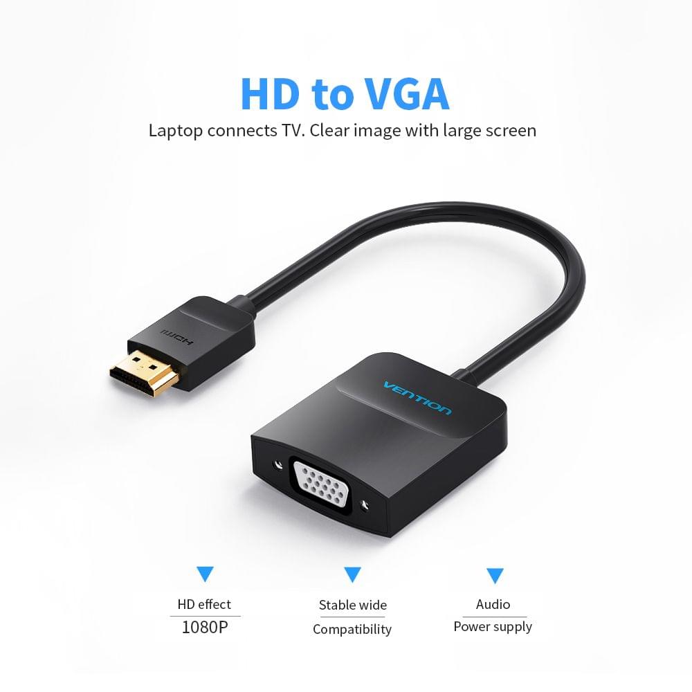 VENTION HD to VGA Adapter 1080P Video Converter Connector