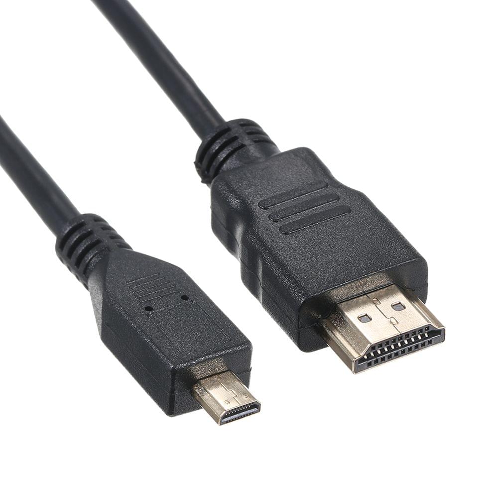 Micro HD to HD Adapter 1080P HD Converter Cable Gold-plated