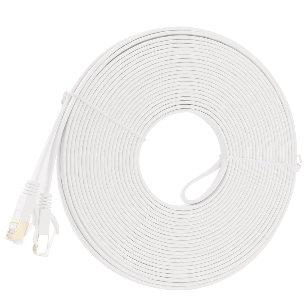 CAT 7 Ethernet Computer Internet Flat Lan Network RJ45 - 1