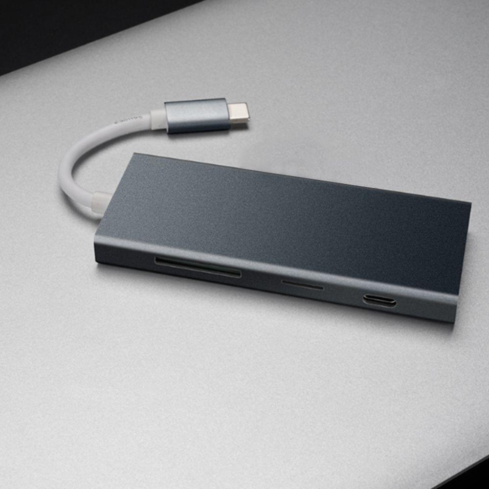 7-in-1 Multifunctional USB Type C Hub with Power Delivery 4K