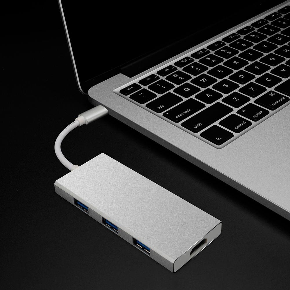 7-in-1 Multifunctional USB Type C Hub with Power Delivery 4K