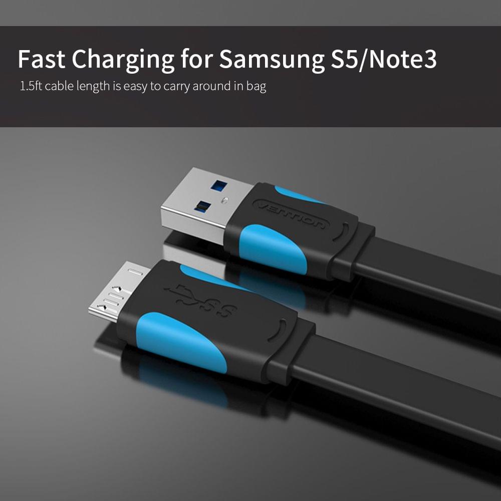 Vention USB Type A Male to Micro B Cable Super Speed USB3.0 - 1m
