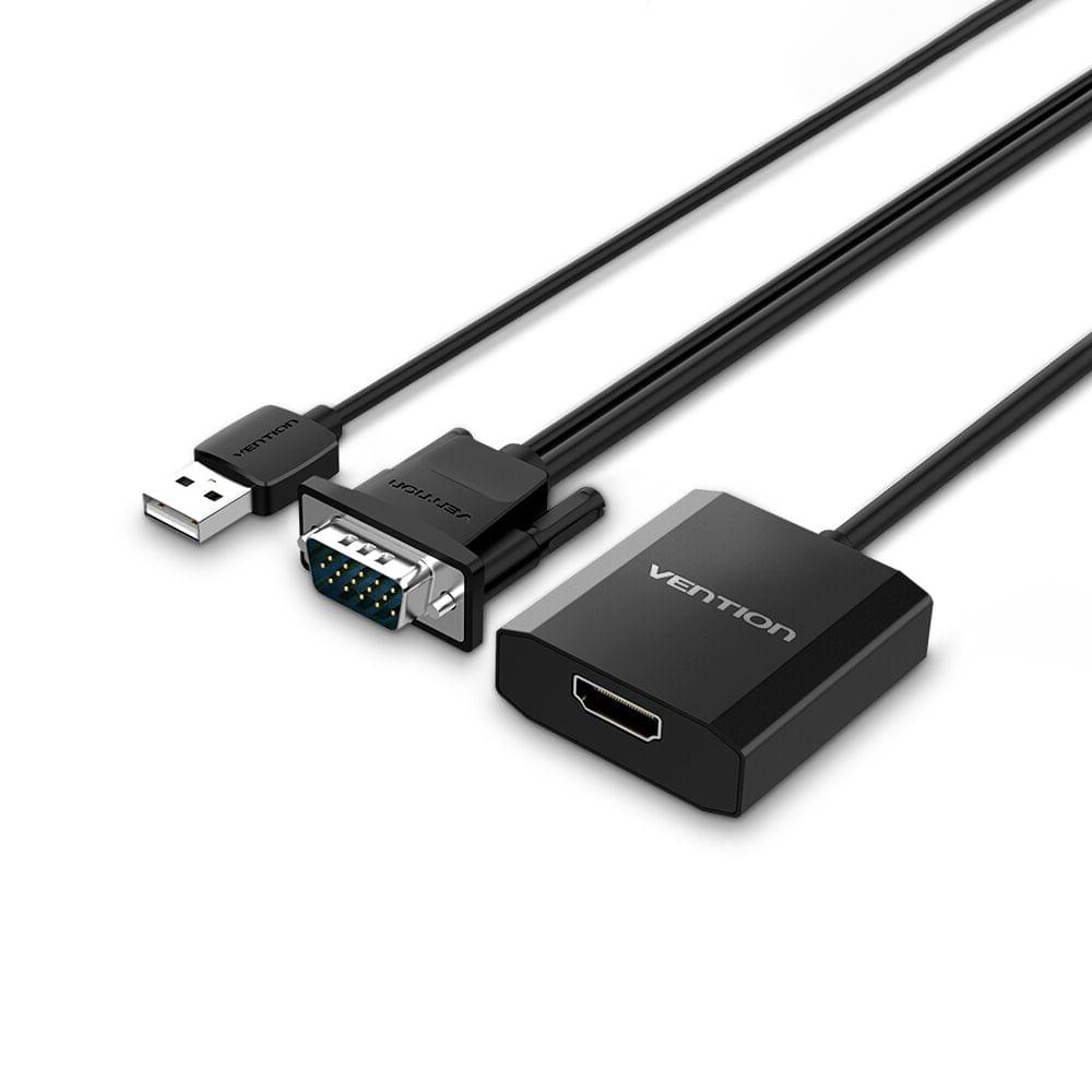 VENTION VGA to HD Adapter with USB2.0 and Audio Jack and - 1m