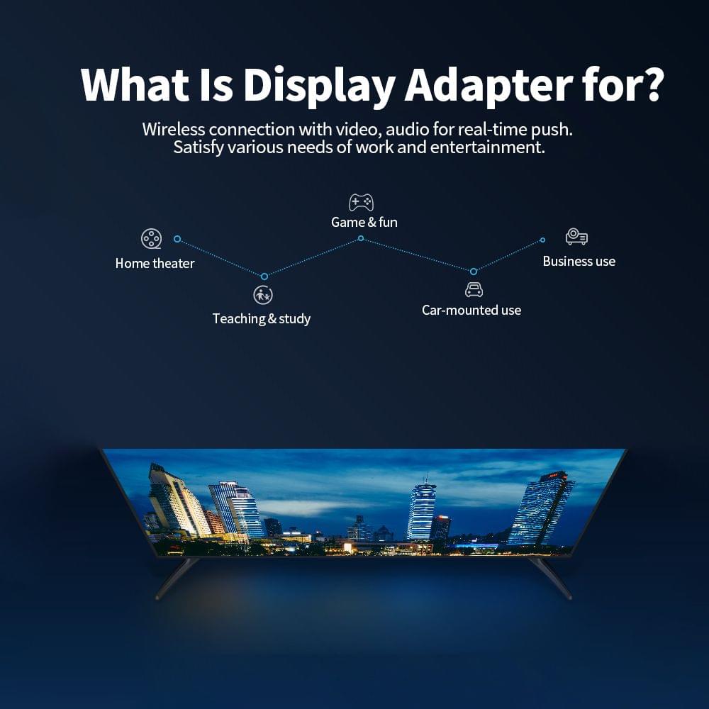 VENTION Wireless HD Dongle WiFi Display Adapter 4K 2.4G