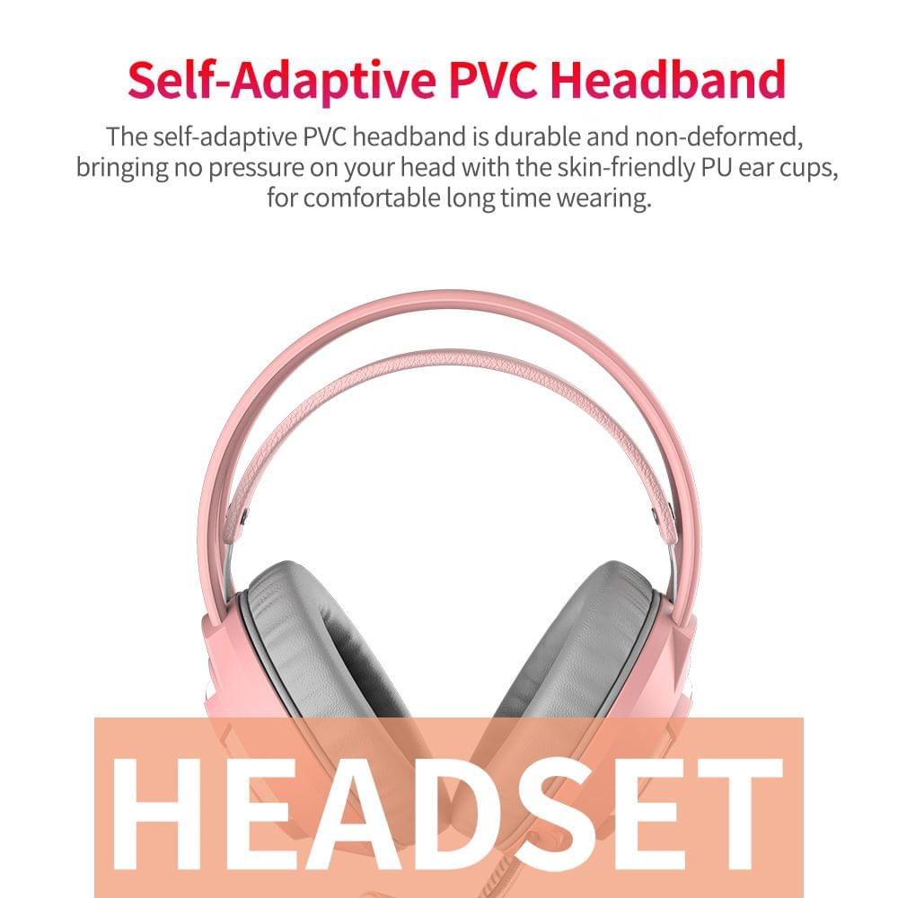 AX120 Luminous Headset 3.5mm Audio USB Connector 50mm