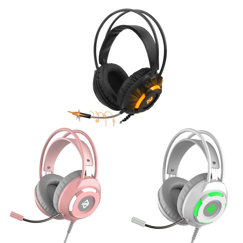 AX120 Luminous Headset 3.5mm Audio USB Connector 50mm
