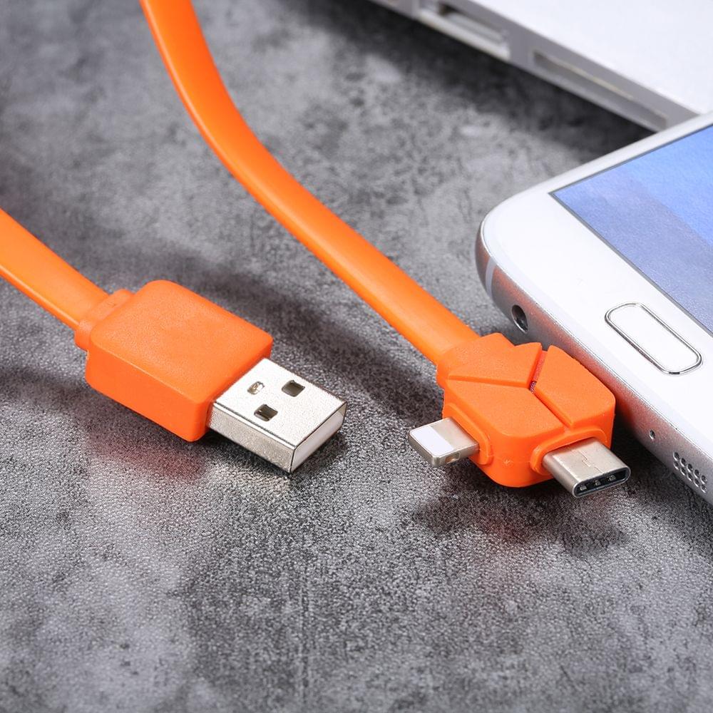 3 in 1 Charging Cable Data Cable Lighting Noodle Cables