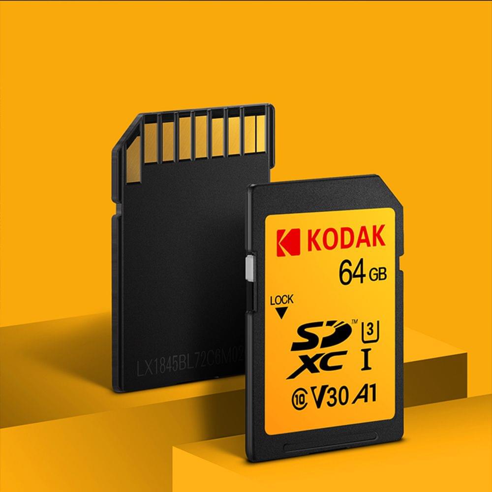 Kodak U3 SD Card 64GB Memory Card UHS-I High Speed V30 SDXC - 64GB