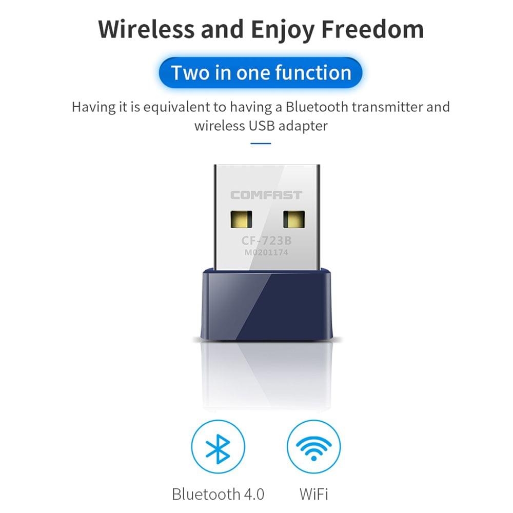 Comfast BT4.0 Wireless Adapter USB WiFi Card 150Mbps