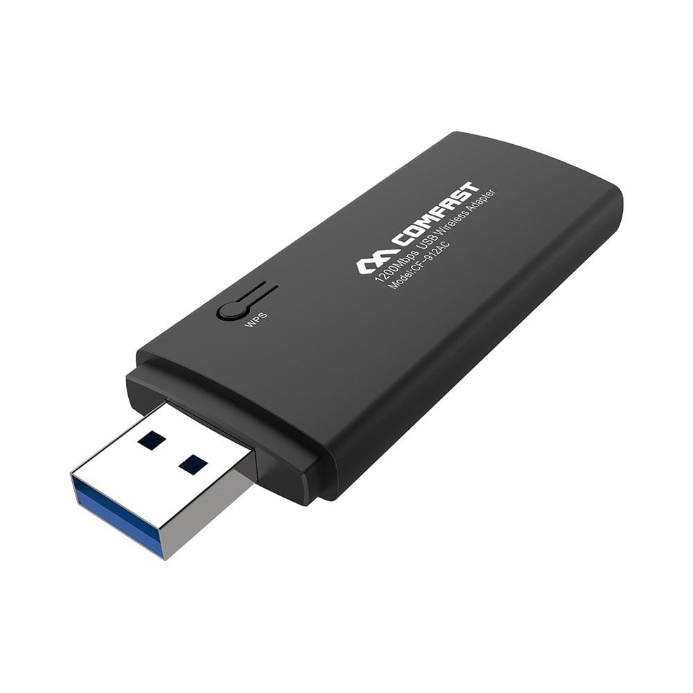 Uniqkart 912AC 1200M AC Dual Band Wireless Network Card USB