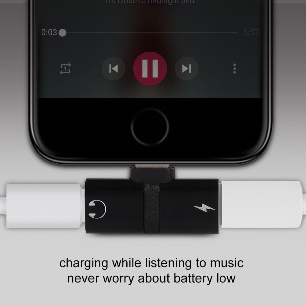 Lightning to Dual Lightning Earphone Charging Cable