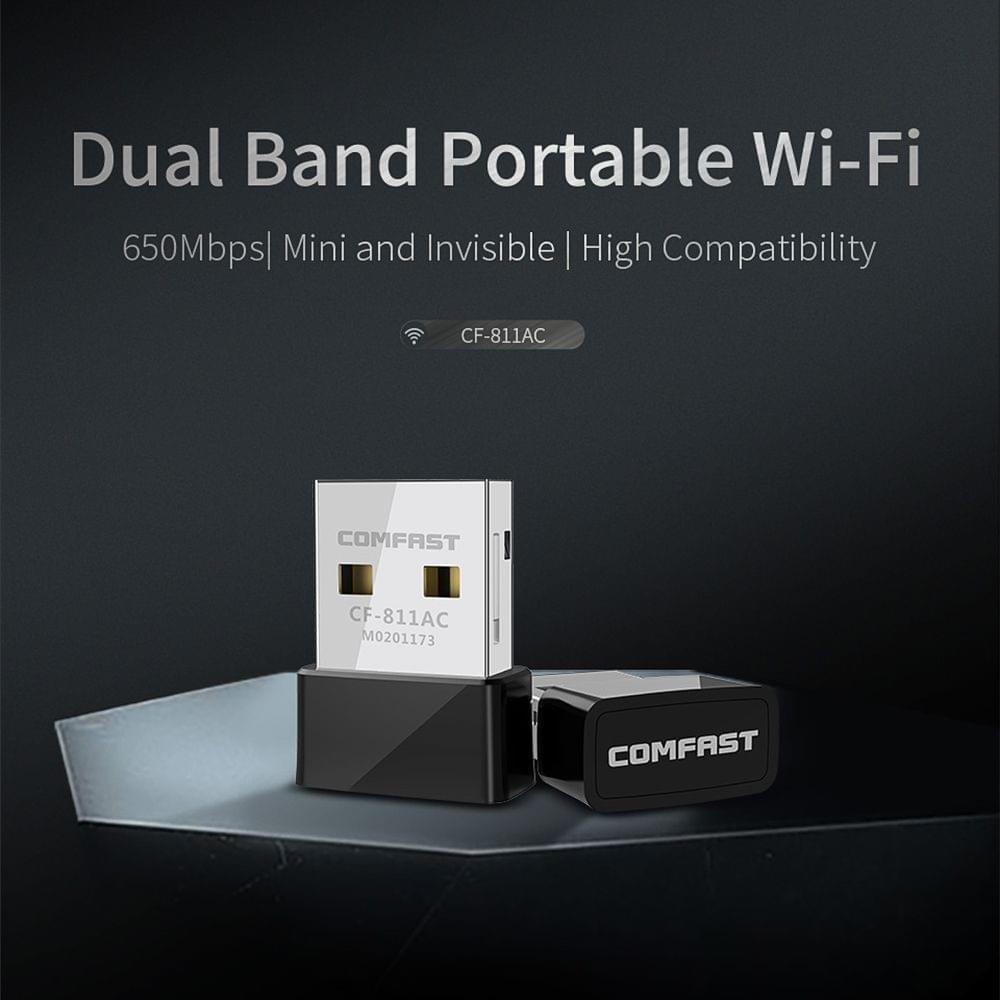 Comfast Wireless Dual Band Portable WiFi 650Mbps USB Network