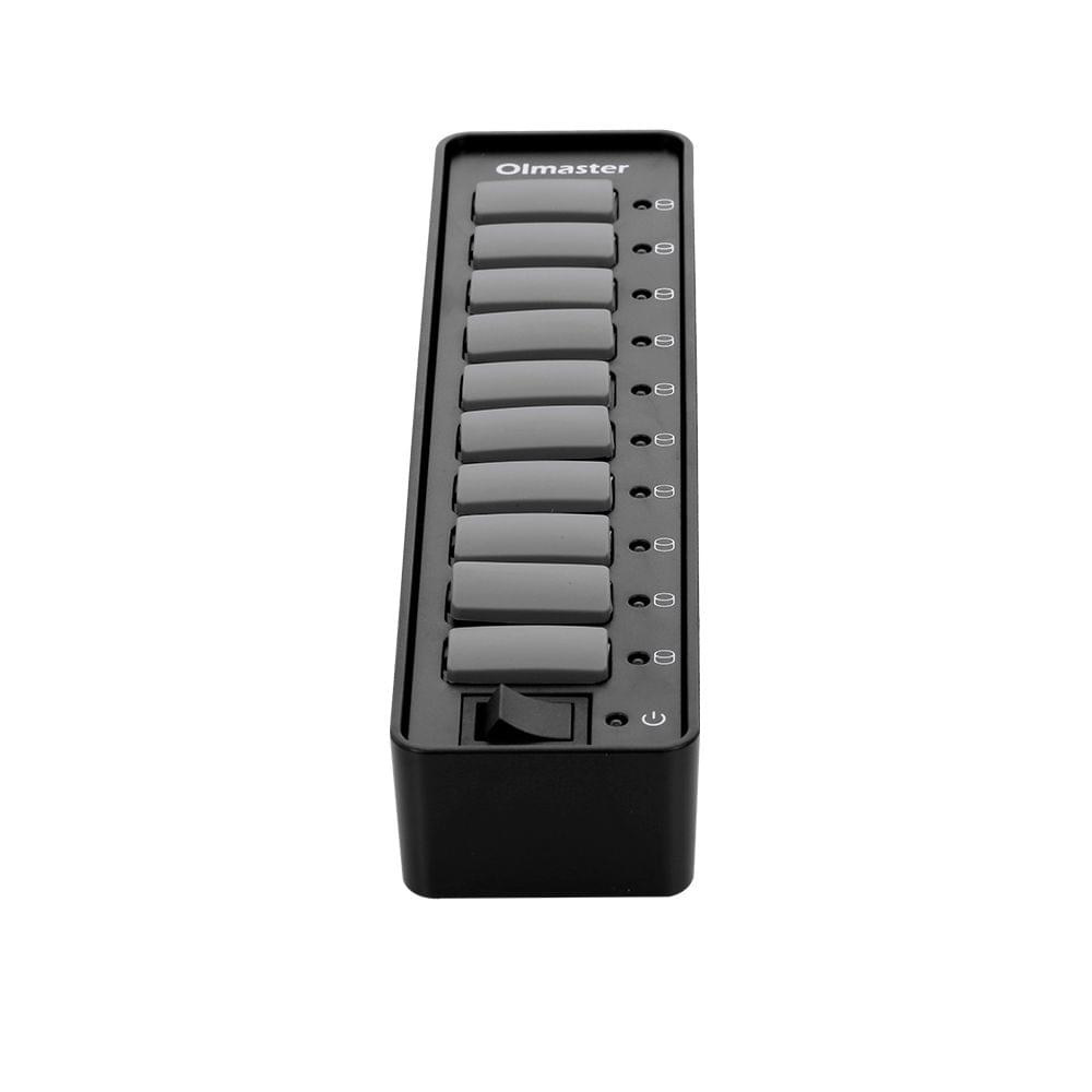OImaster 10 Ports USB3.0 Hub 5Gbps High Speed Hub Fast - EU Plug