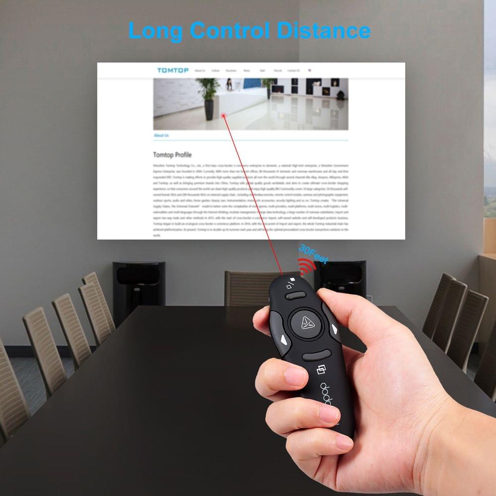 Wireless Presenter Red Laser Pointer USB Wireless Receiver