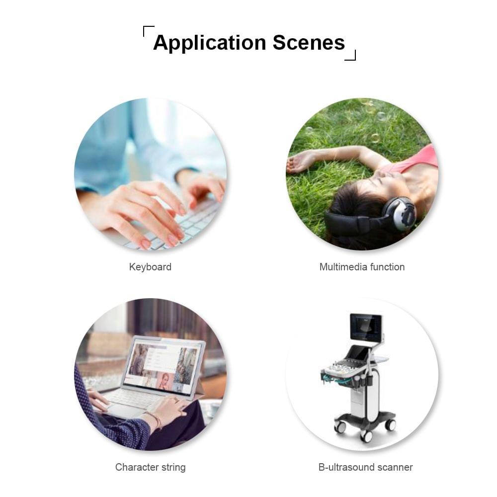 USB Metal Foot Switch Operated Pedal Controller One Key