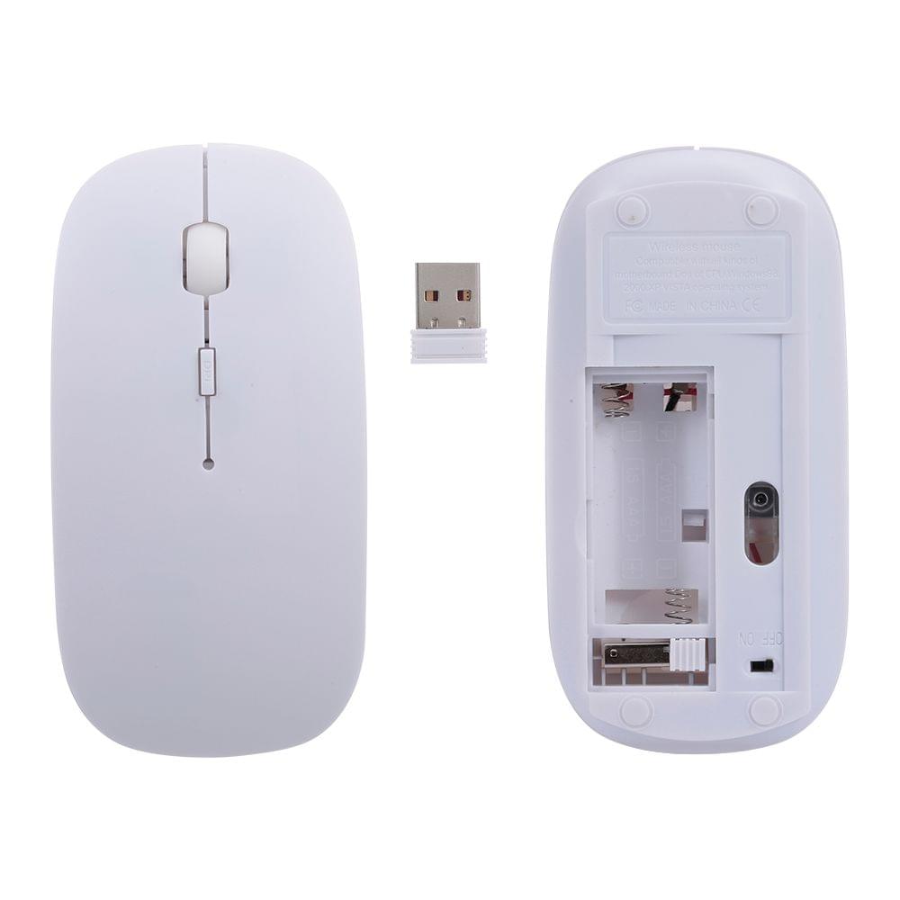 Dual Mode Ergonomic Mouse BT 2.4G Wireless Silent Ultrathin