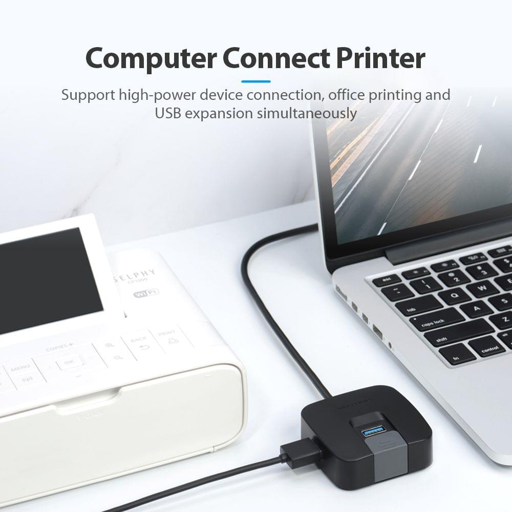 Vention High Speed USB Hub 4-port USB Splitter Hand-Free - 0.5m
