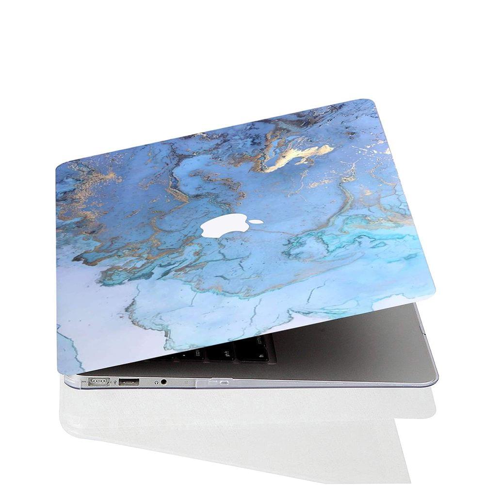 MacBook Pro 13 Case Super Thin Rubberized Coated Laptop - Blue