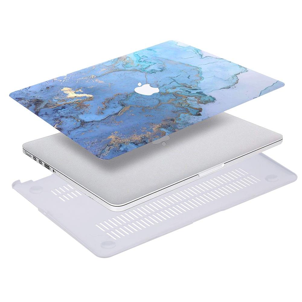 MacBook Pro 13 Case Super Thin Rubberized Coated Laptop - Blue