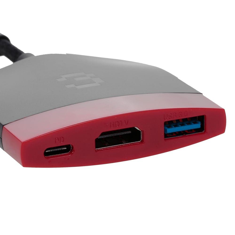 3in1 Type-C Converter Type-C to HD + USB + PD 60HZ Adapter