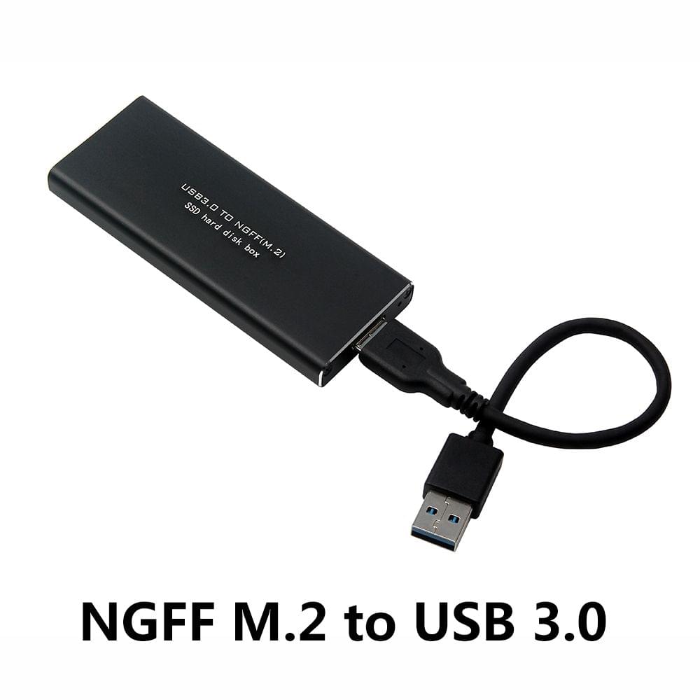Hard Disk Case M.2 NGFF to USB3.0 SSD Adapter External Hard