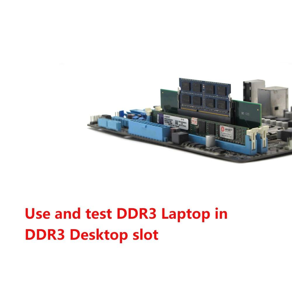 DDR3 Laptop to Desktop DDR3 Memory RAM Connector Adapter