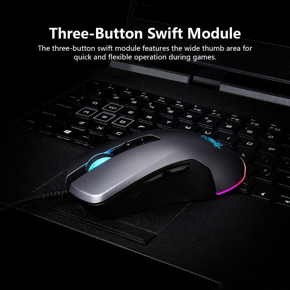 GTi Modular Gaming Mouse Ergonomic Wired Mice 5000DPI