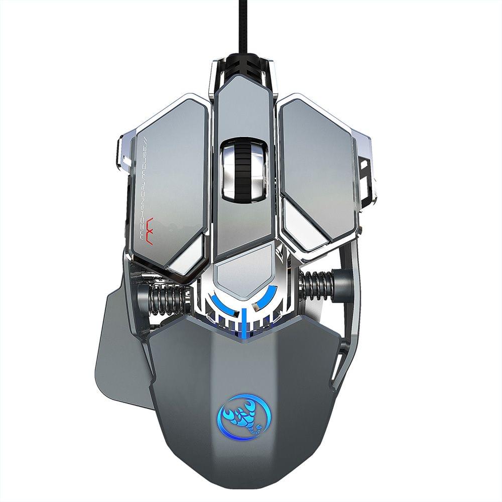 HXSJ J600 Wired Gaming Mouse Nine-key Macro Programming